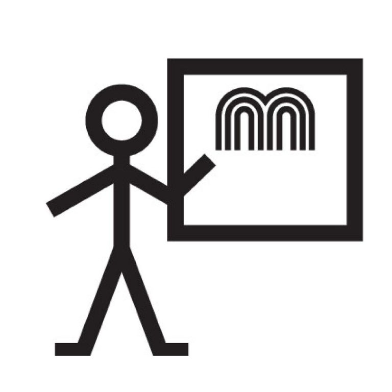 Makaton symbol for 'Makaton Tutor'